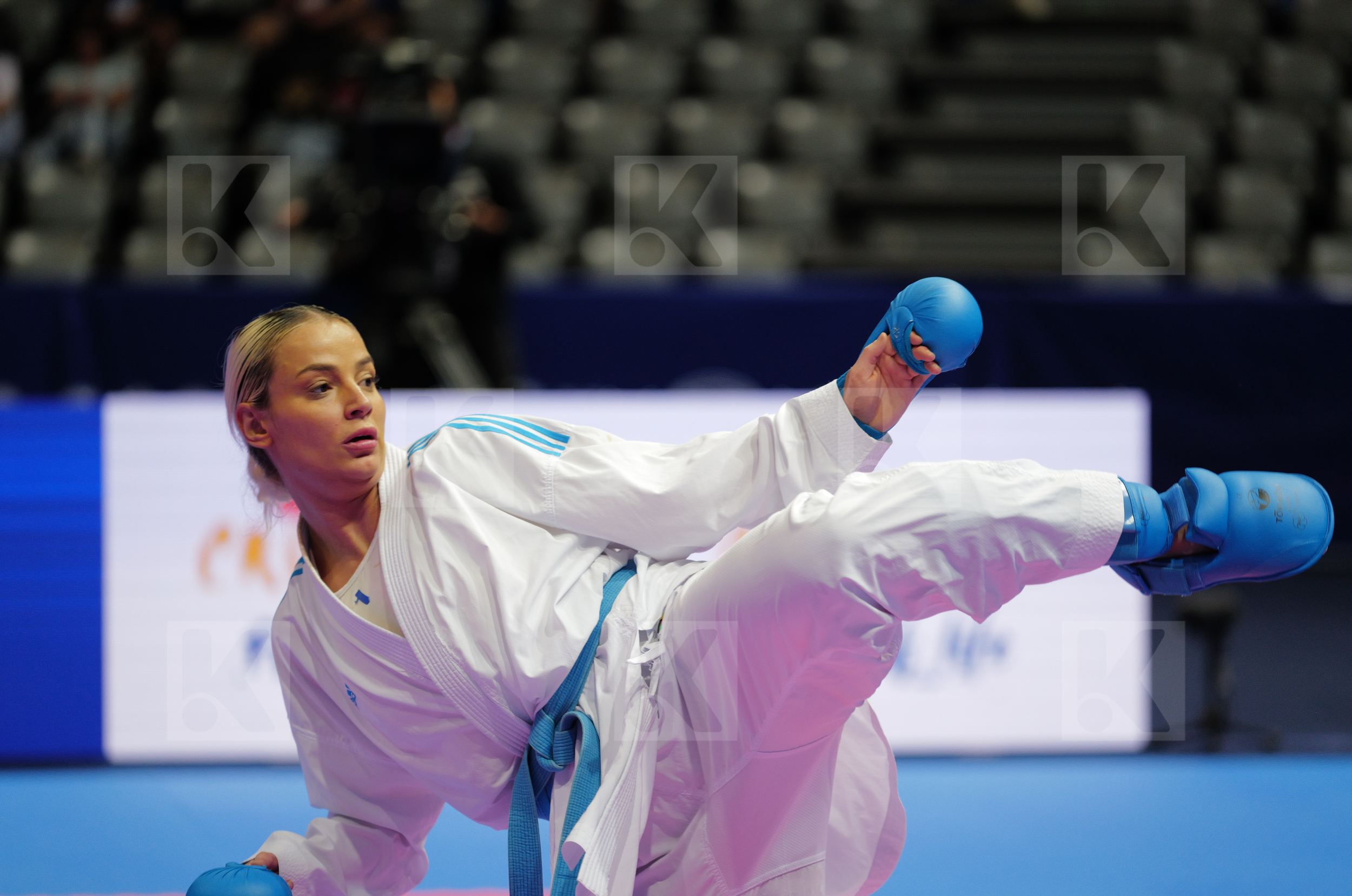 GARCIA NANCY (FRANCE) vs ORANA FORTESA (KOSOVO) in Female Kumite 68+ Kg - Bronze bout