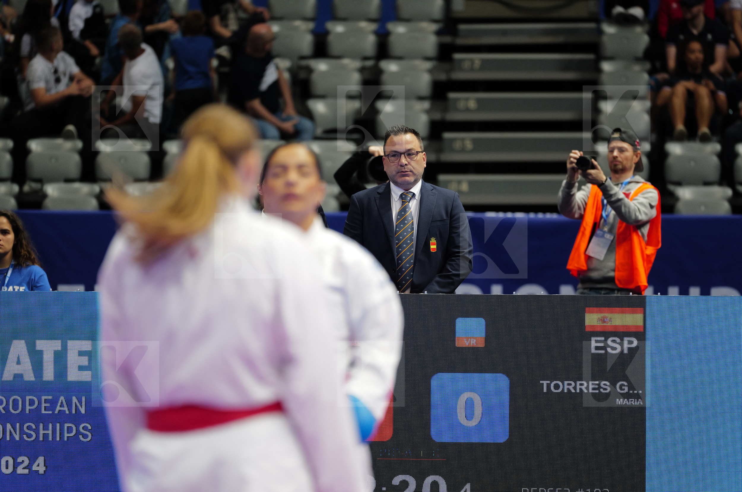 ZIBRET ZALA MARIA (SLOVENIA) vs TORRES GARCIA MARIA (SPAIN) in Female Kumite 68+ Kg - Bronze bout