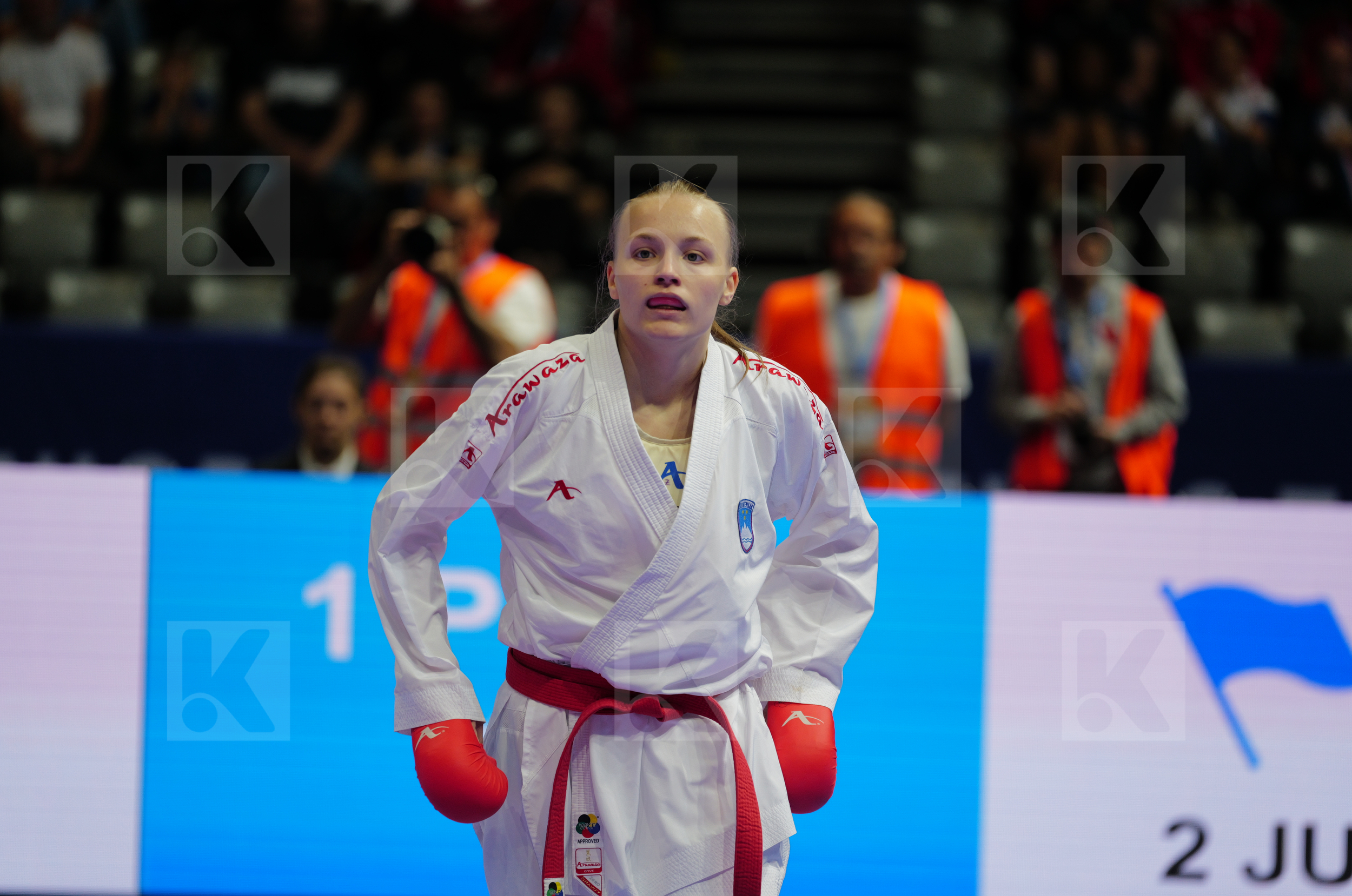 ZIBRET ZALA MARIA (SLOVENIA) vs TORRES GARCIA MARIA (SPAIN) in Female Kumite 68+ Kg - Bronze bout