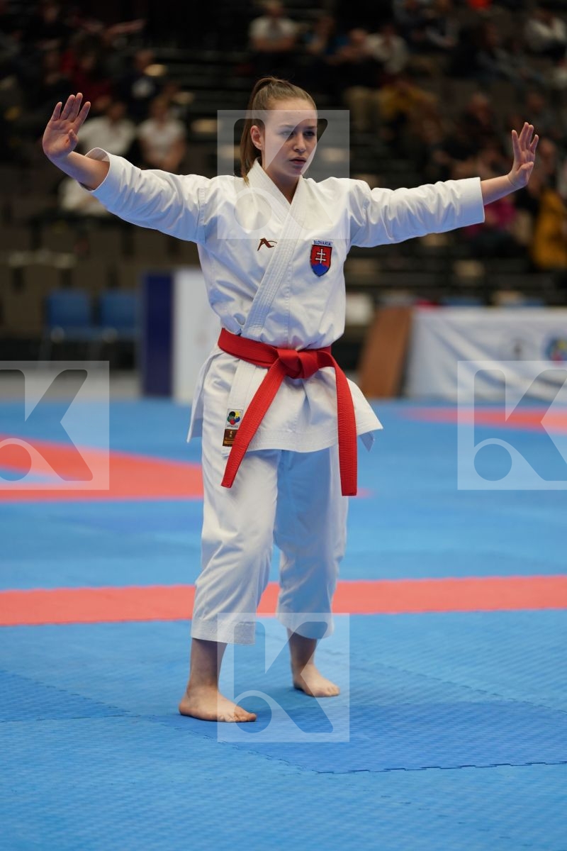 CUKANOVA MICHAELA (SLOVAKIA) in Cadet Kata Female - Final bout