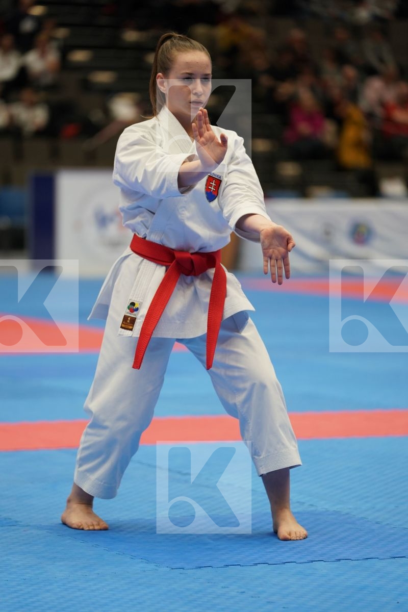 CUKANOVA MICHAELA (SLOVAKIA) in Cadet Kata Female - Final bout