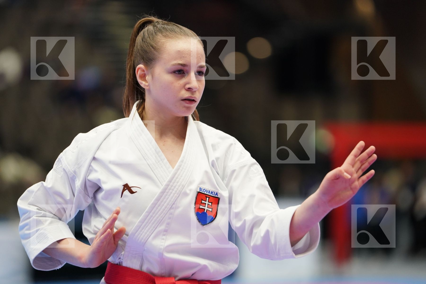CUKANOVA MICHAELA (SLOVAKIA) in Cadet Kata Female - Final bout