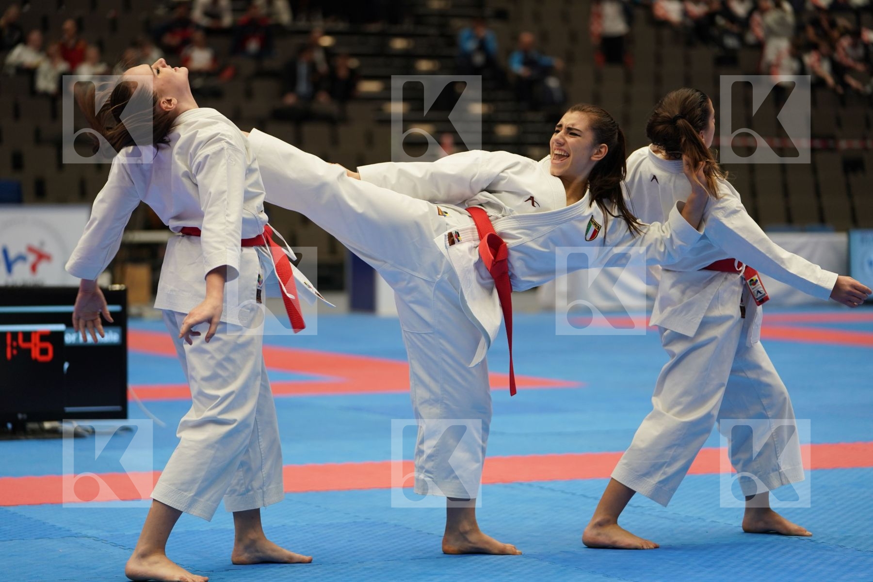 ITALY in Cadet & Junior Team Female Kata - Final bout