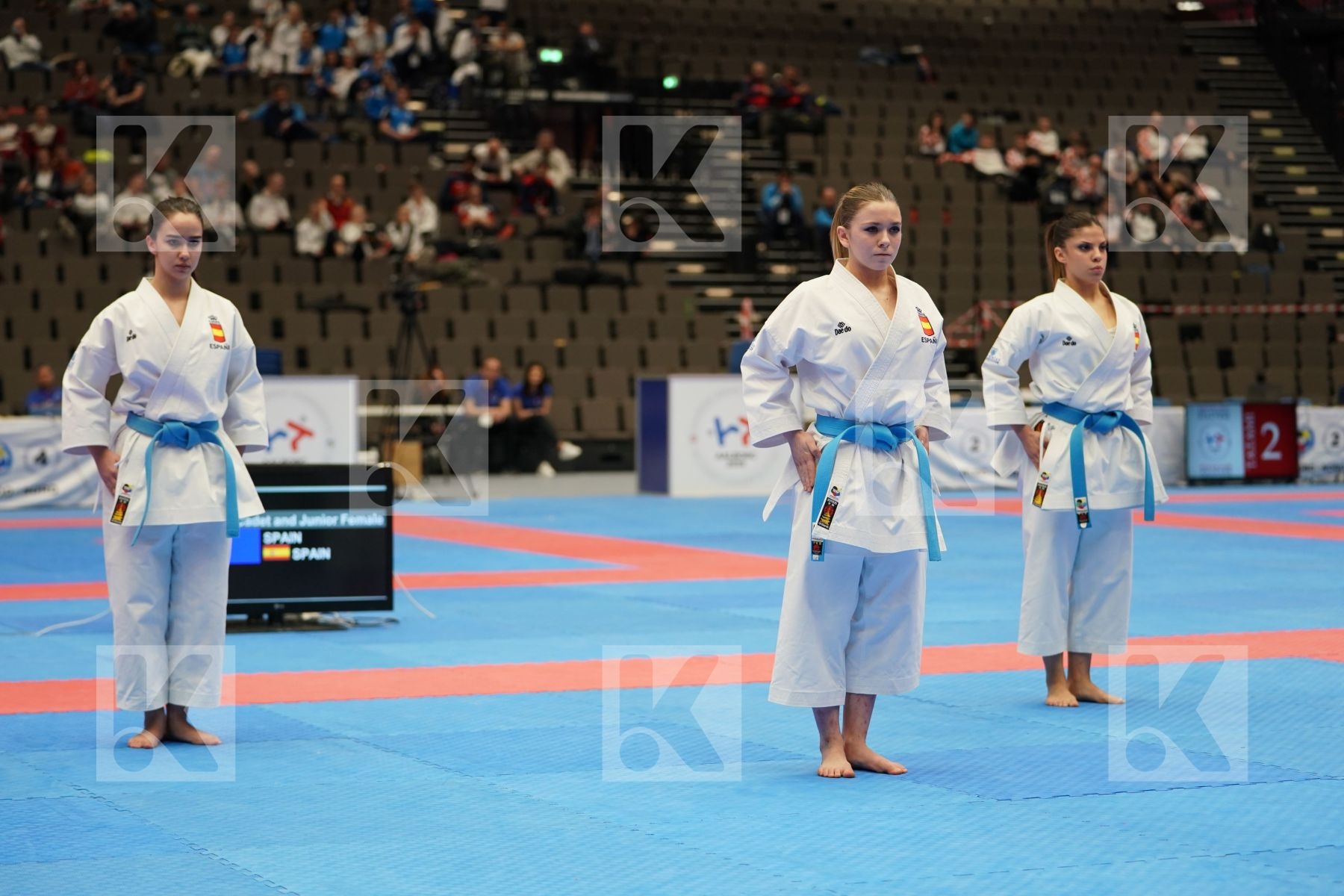SPAIN in Cadet & Junior Team Female Kata - Final bout
