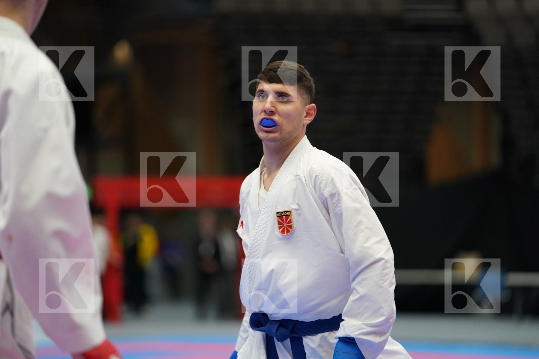 BELYAVSKY NIKITA (GEORGIA) vs OSMANI DOAN (FYR OF MACEDONIA) in Under 21 Kumite Male -75 Kg - Final bout