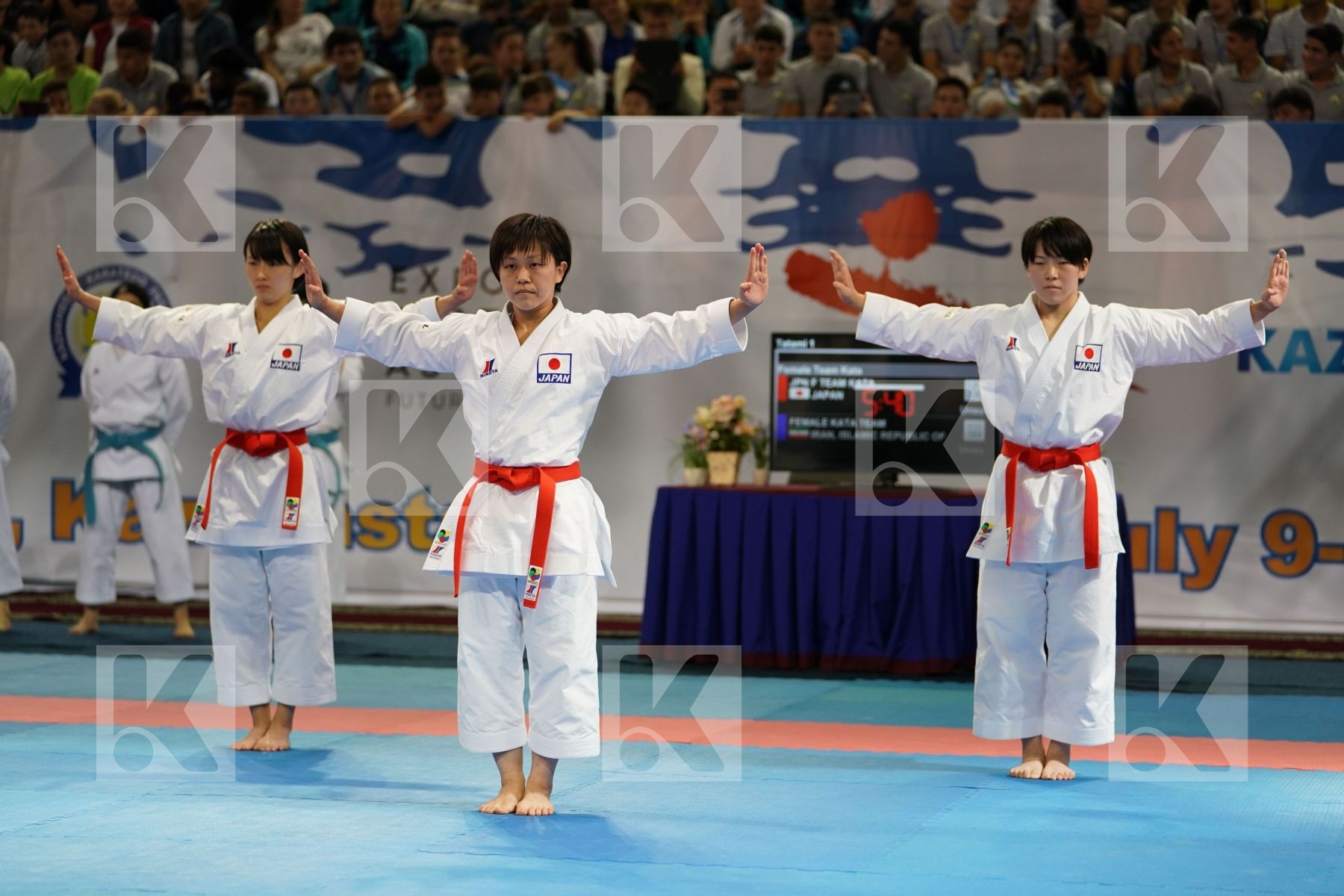 Female Team kata Japan