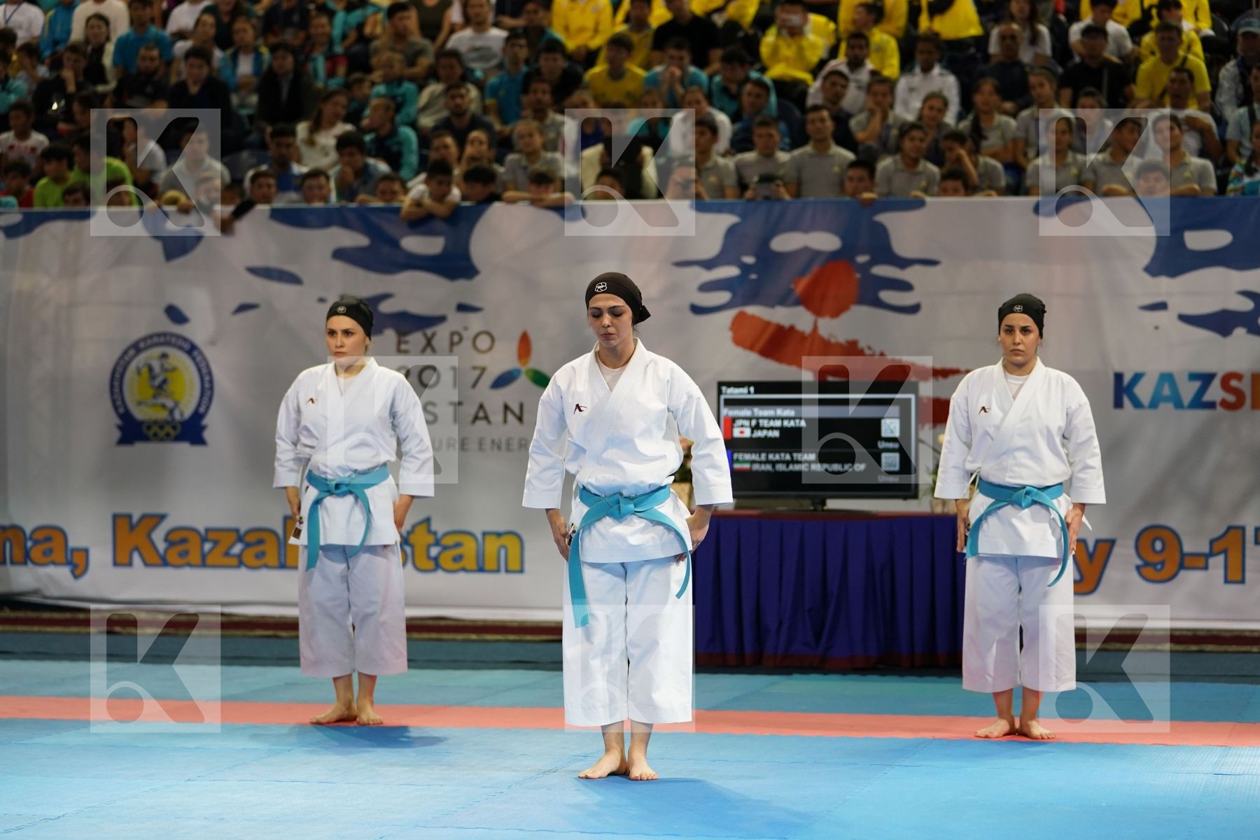 Female Team kata Iran  islamic republic of