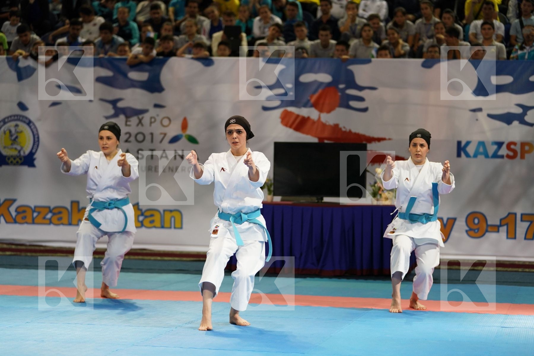 Female Team kata Iran  islamic republic of