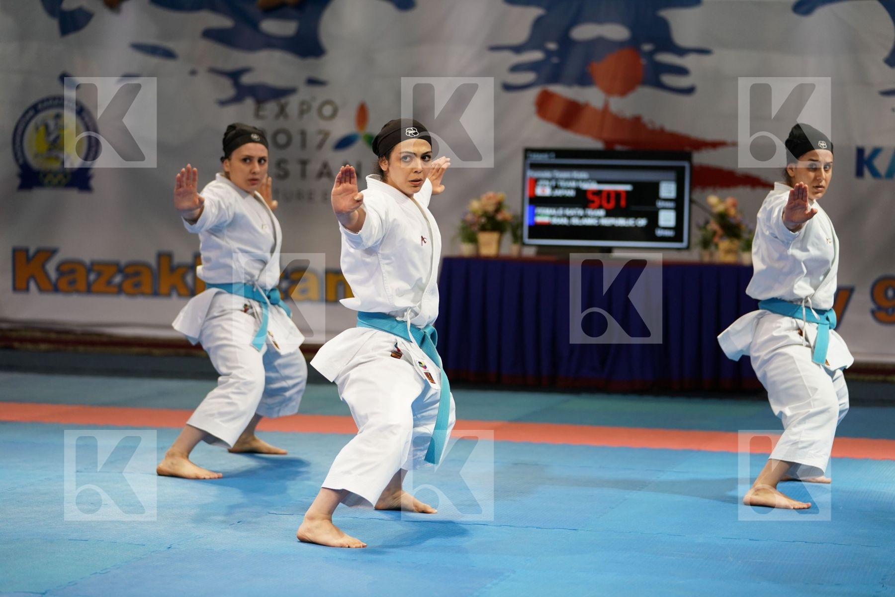 Female Team kata Iran  islamic republic of