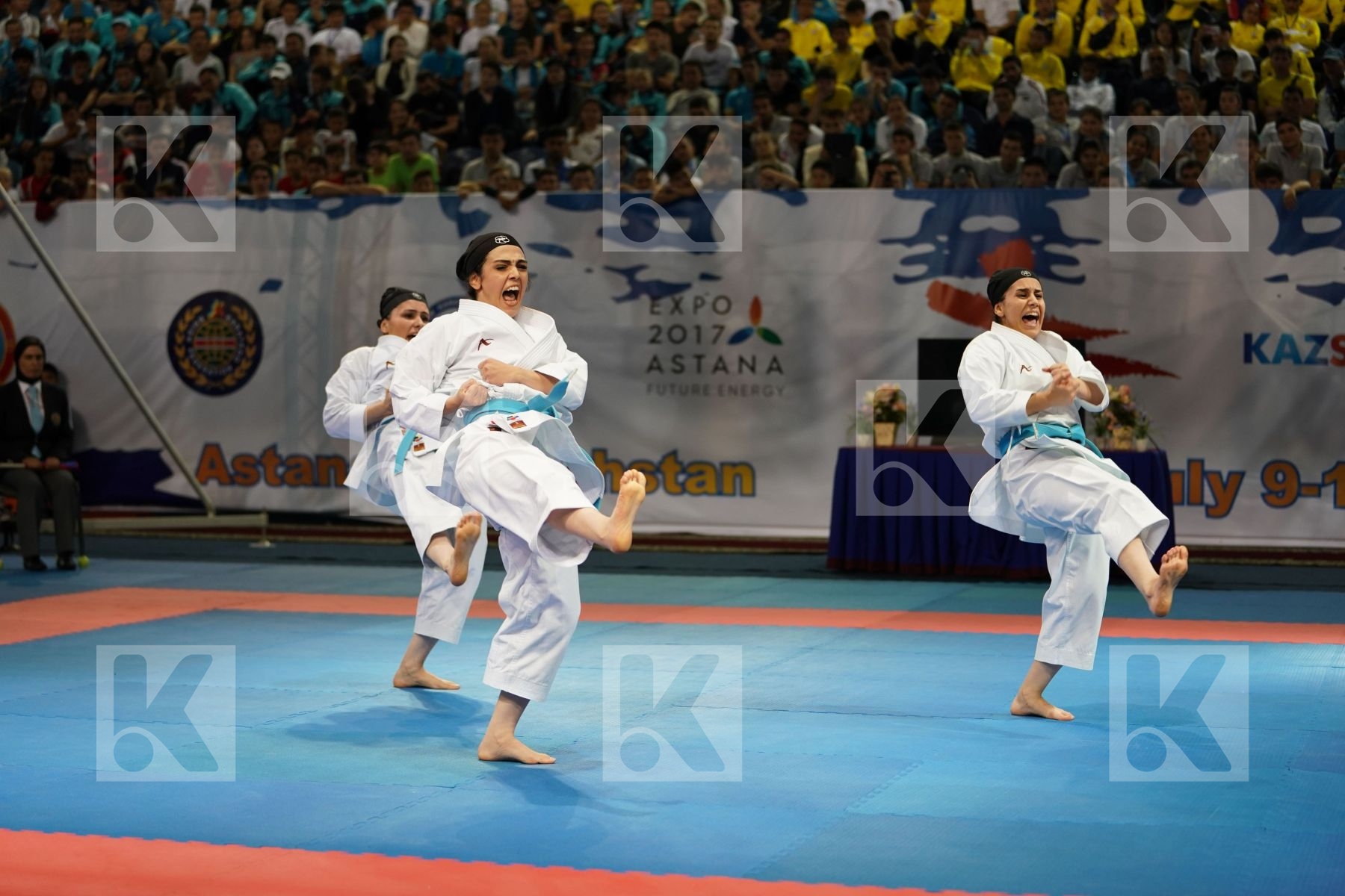 Female Team kata Iran  islamic republic of