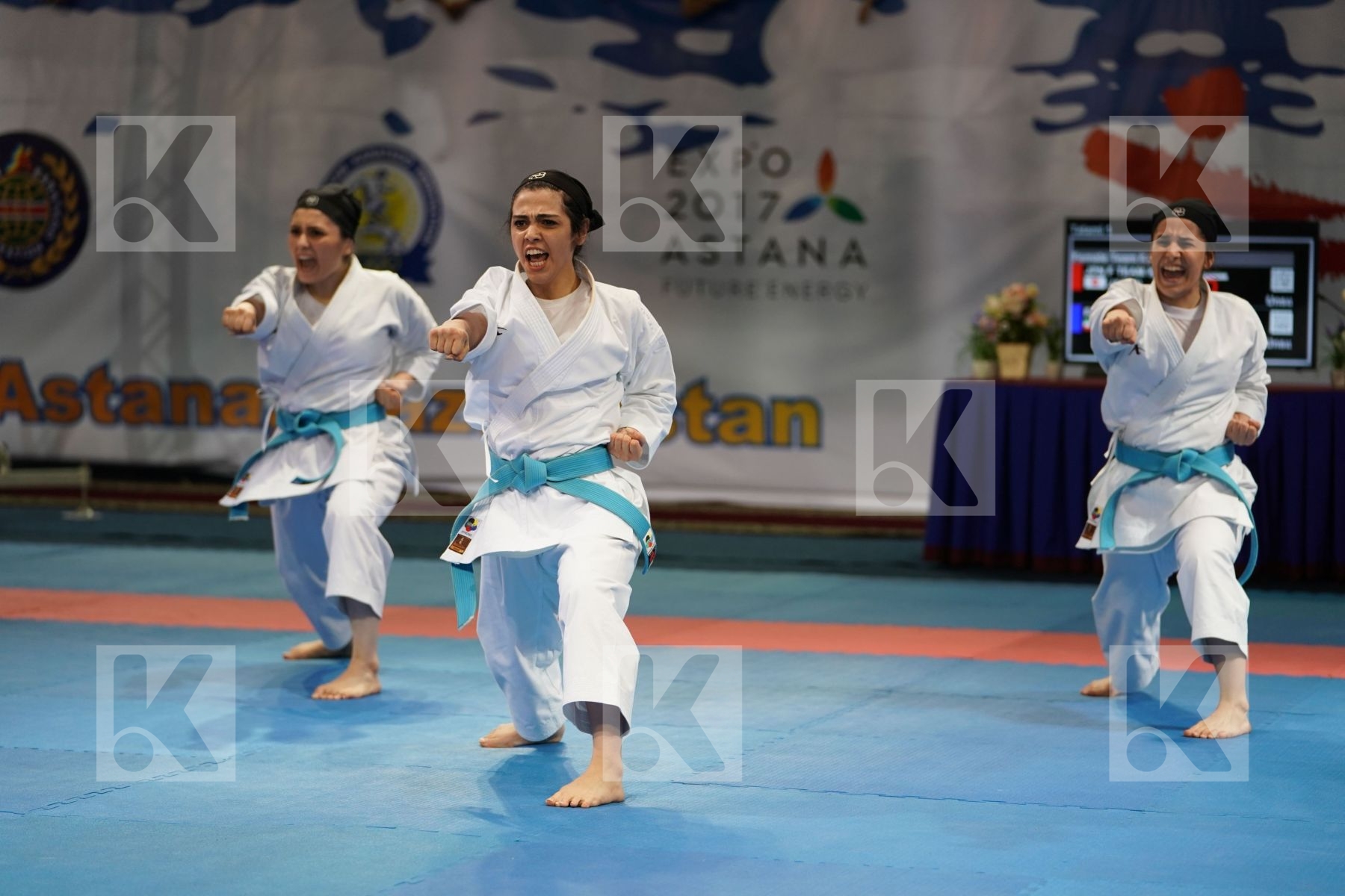 Female Team kata Iran  islamic republic of