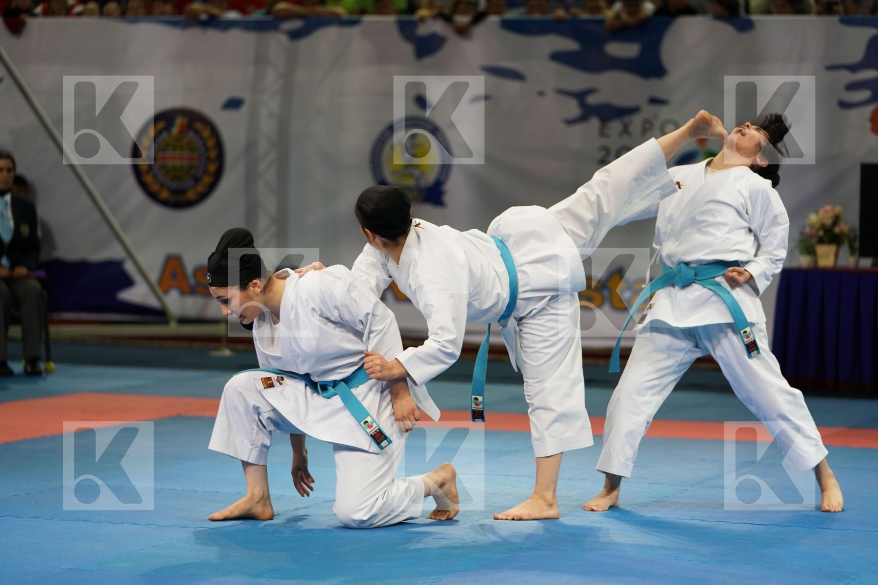 Female Team kata Iran  islamic republic of