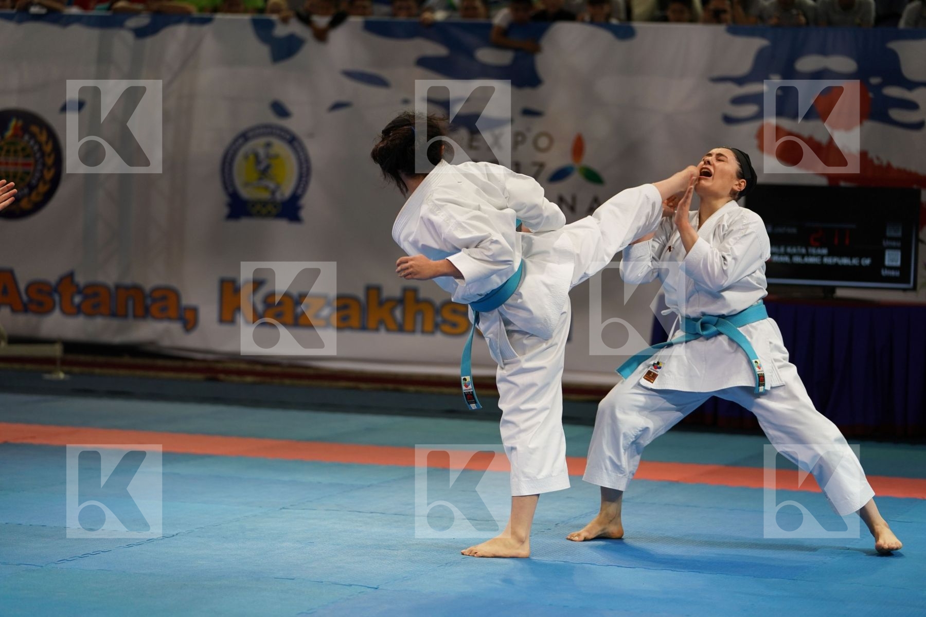 Female Team kata Iran  islamic republic of
