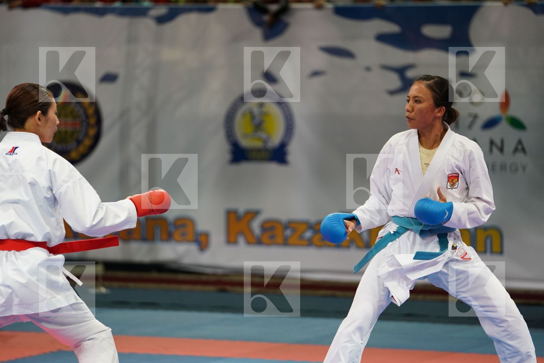 Female kumite -50 kg Indonesia Japan Srunita Sari sukatendel Tad