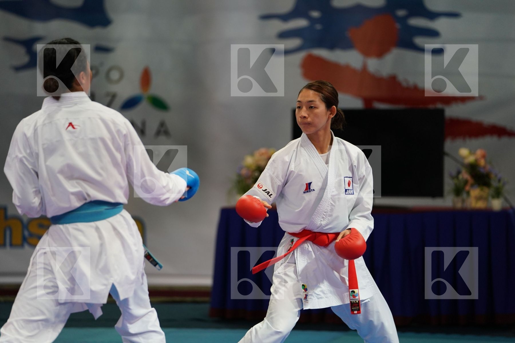 Female kumite -50 kg Indonesia Japan Srunita Sari sukatendel Tad