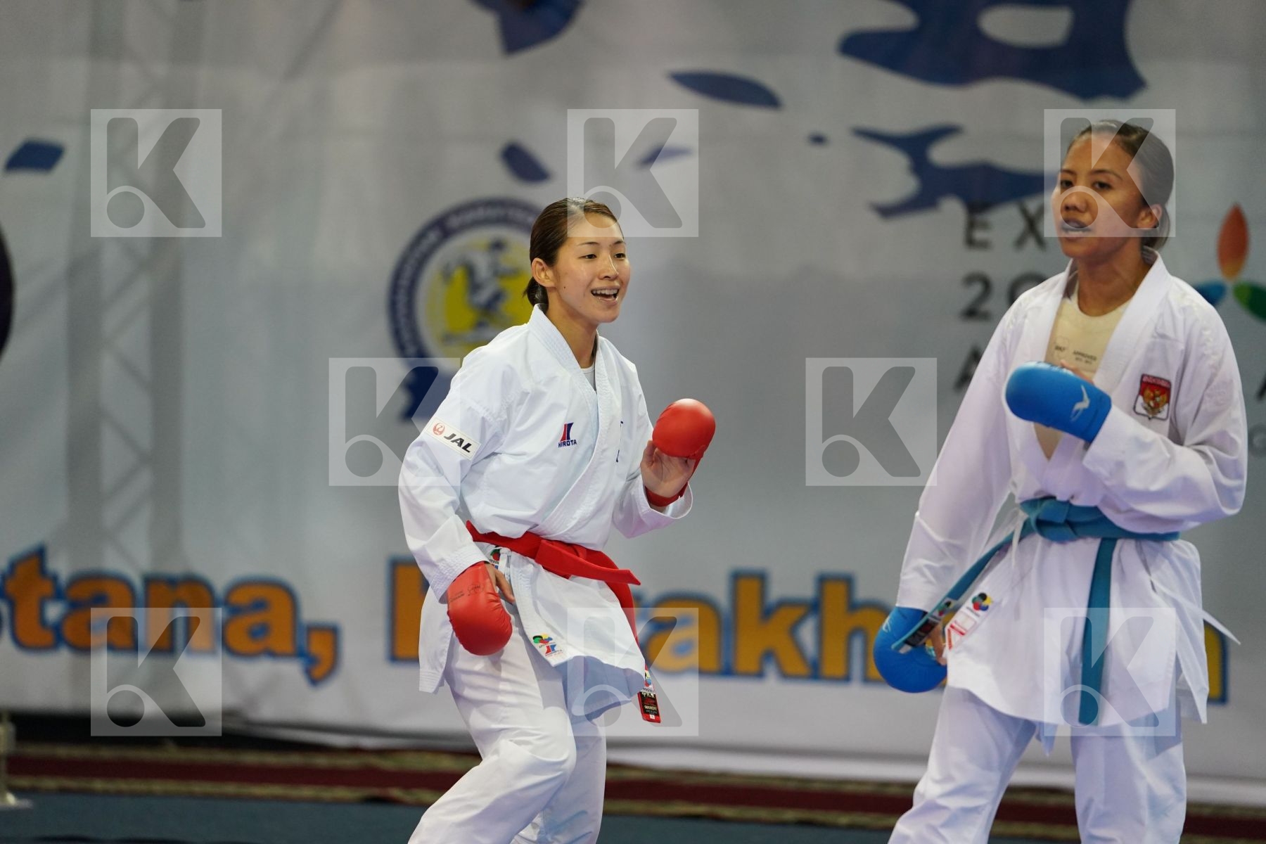 Female kumite -50 kg Indonesia Japan Srunita Sari sukatendel Tad