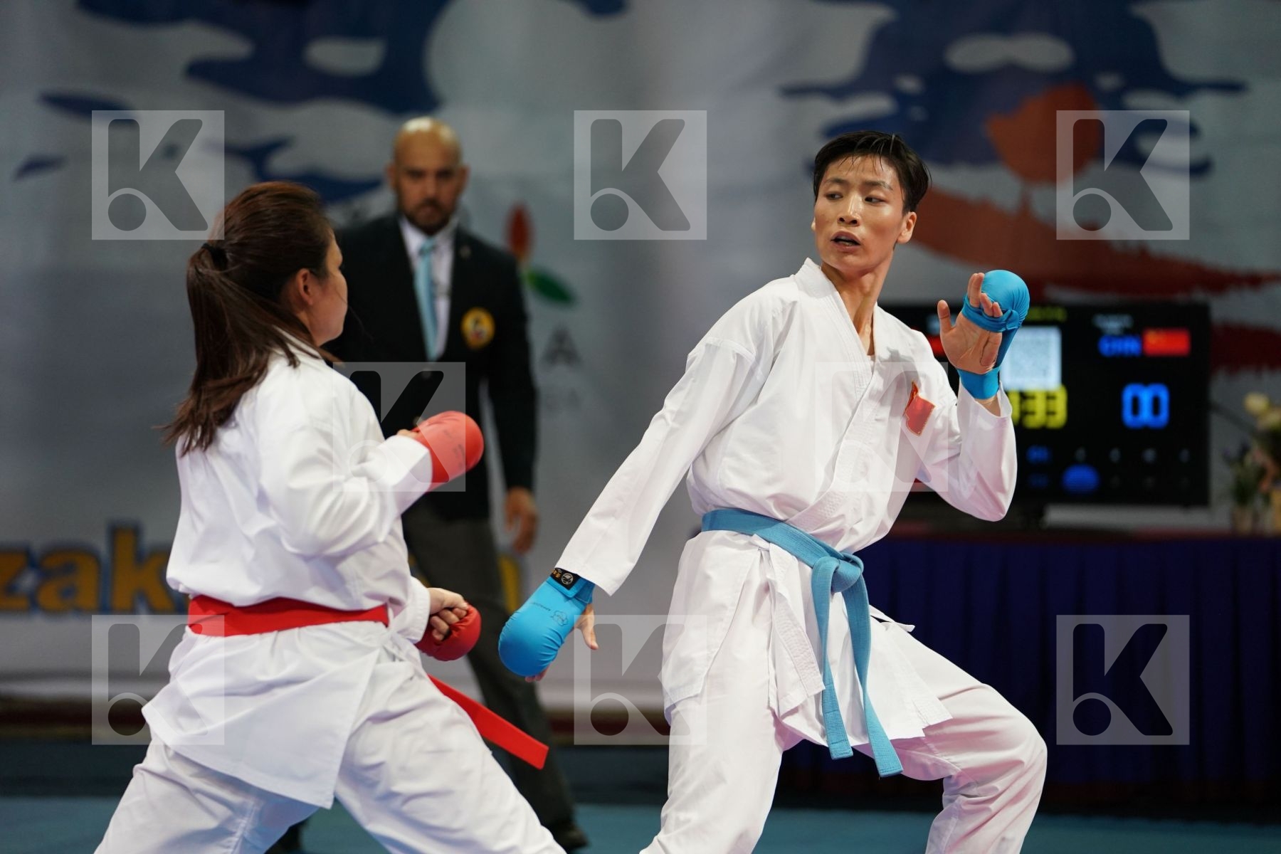 China Choi Wan yu Female kumite -61 kg Hong Kong Yin Xiaoyan