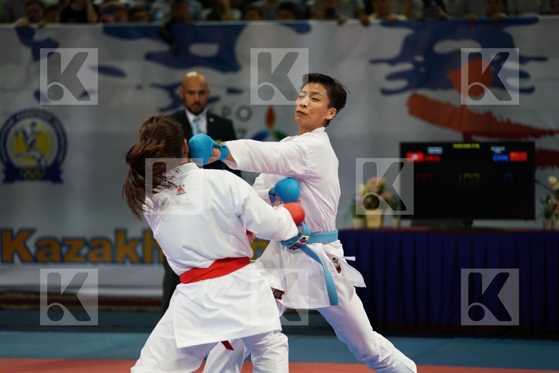 China Choi Wan yu Female kumite -61 kg Hong Kong Yin Xiaoyan