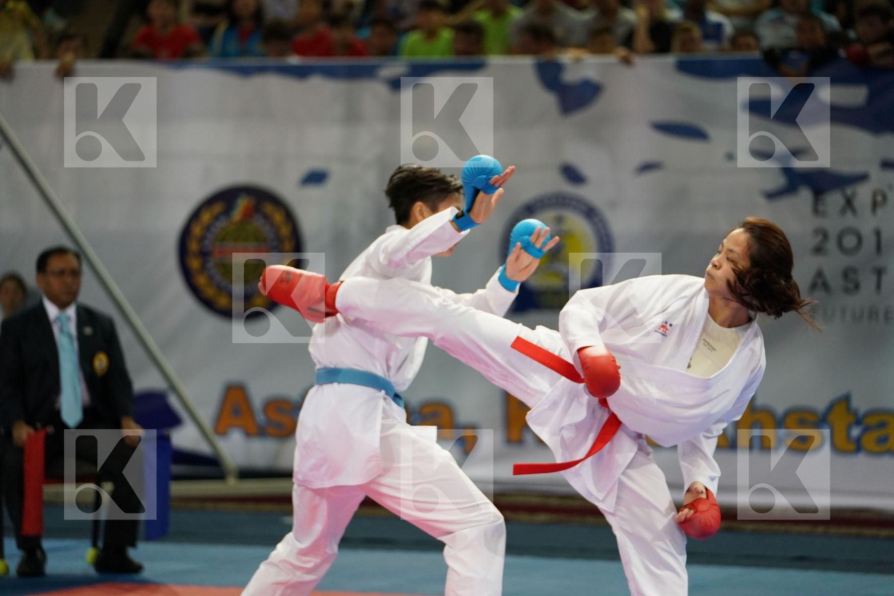 China Choi Wan yu Female kumite -61 kg Hong Kong Yin Xiaoyan