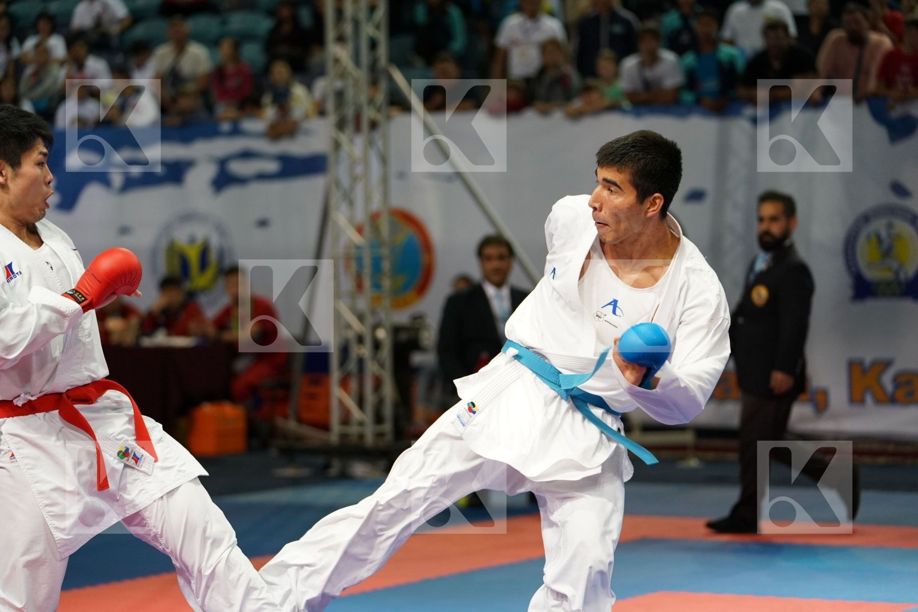 Ishizuka Masaya Japan Kazakhstan Male kumite -84 kg Yuldashev Da