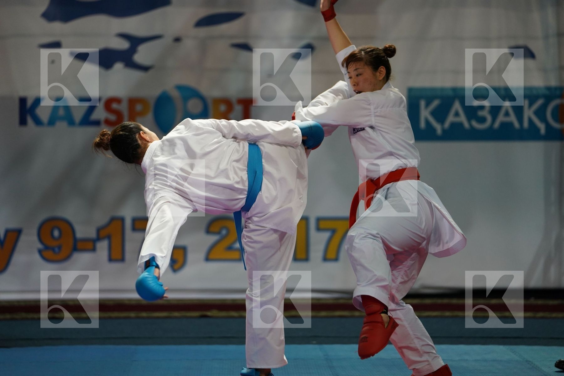 female kumite 68+ kg Japan Thi hong anh Nguyen Uekusa Ayumi Viet