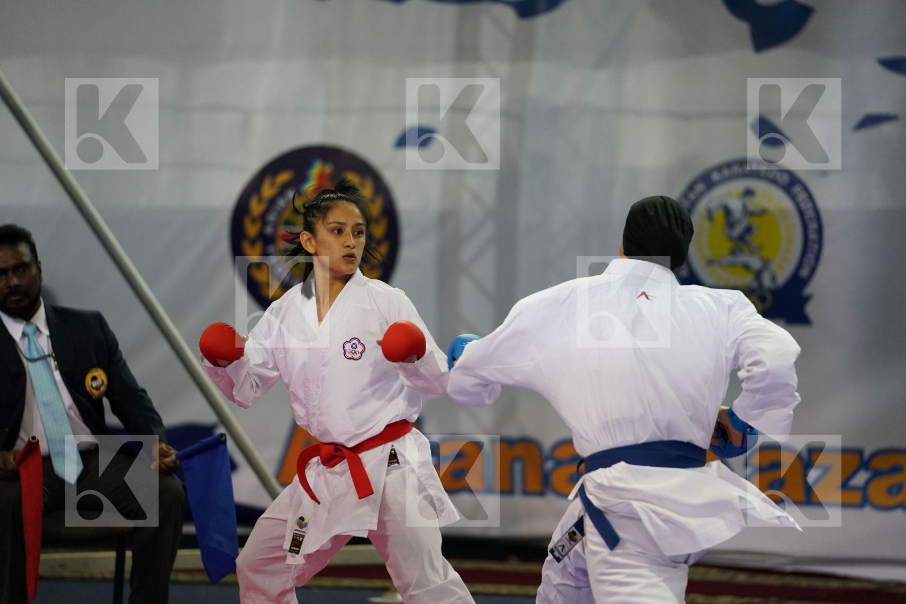 Chinese Taipei Female team kumite Iran  islamic republic of
