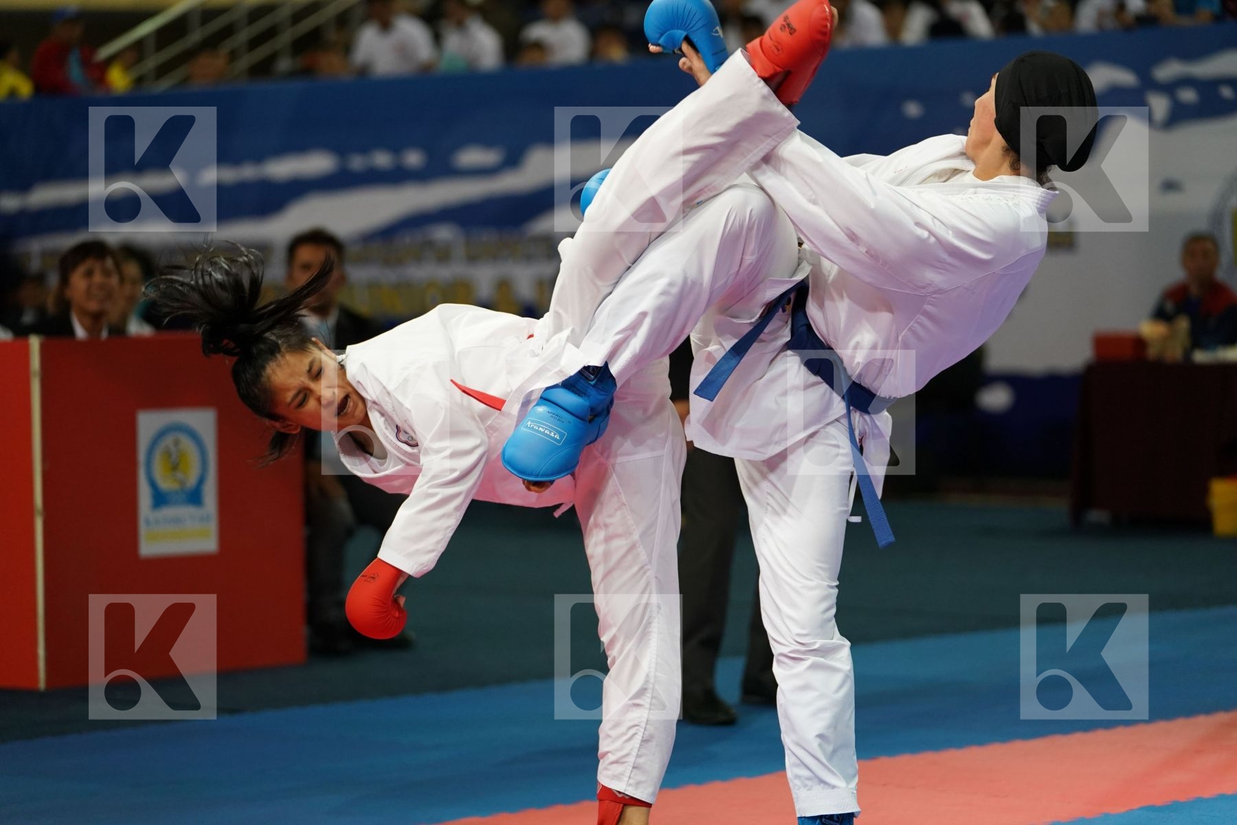Chinese Taipei Female team kumite Iran  islamic republic of
