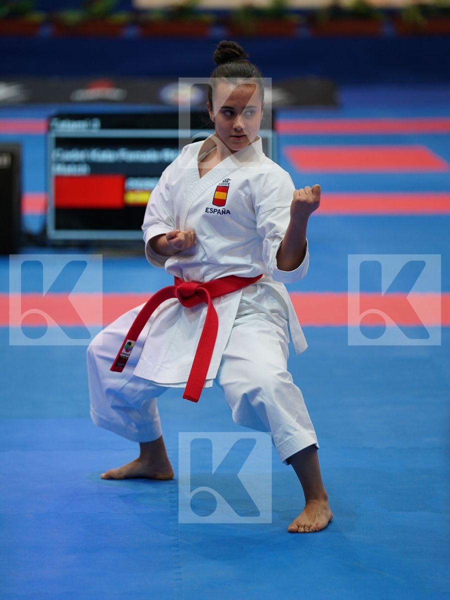 PEREZ ALVEZ AZAHARA (SPAIN) in Cadet Kata Female - Final bout
