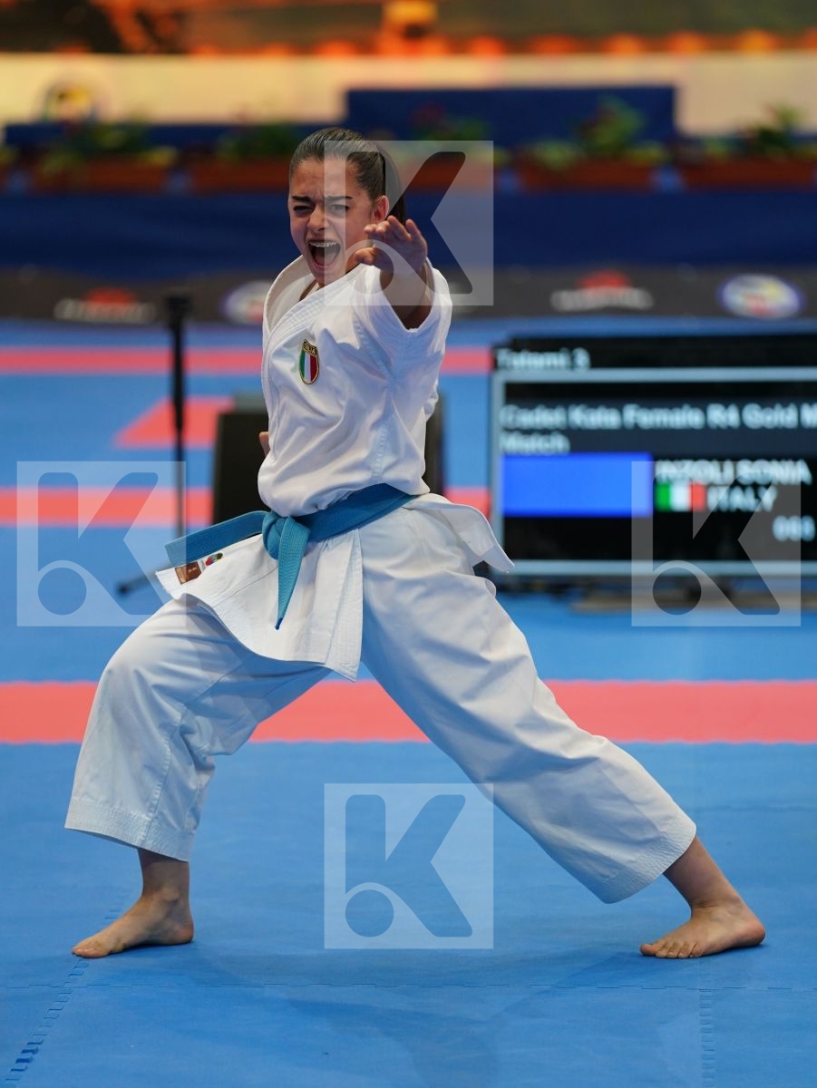 INZOLI SONIA (ITALY) in Cadet Kata Female - Final bout