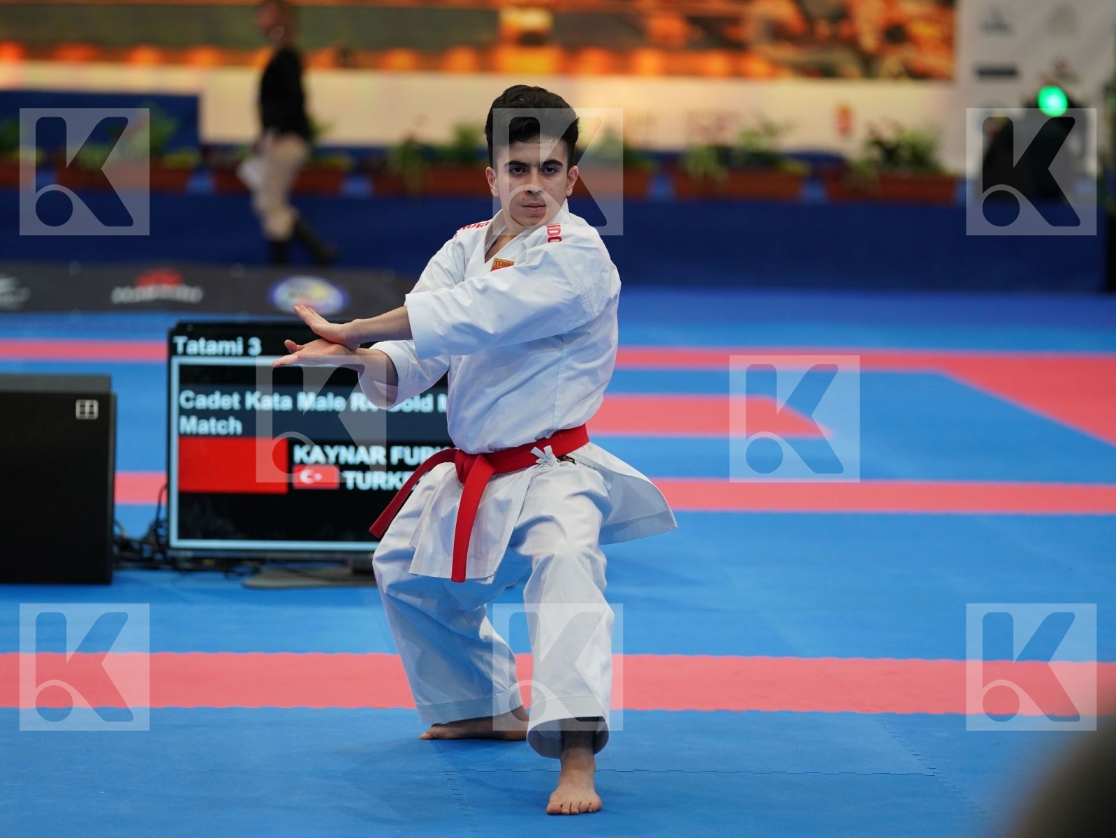 KAYNAR FURKAN (TURKEY) in Cadet Kata Male - Final bout