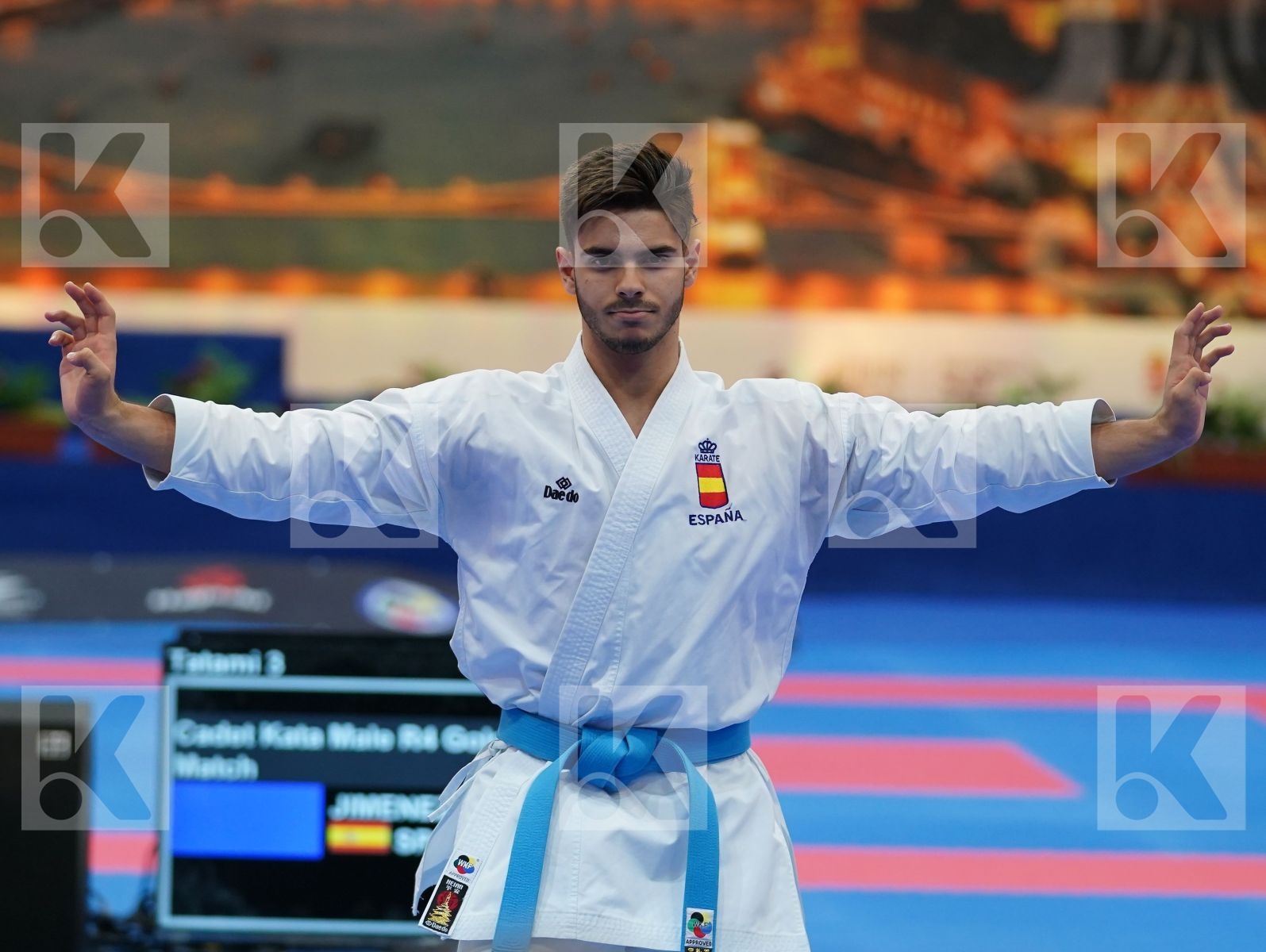 JIMENEZ DIAZ ALEJANDRO (SPAIN) in Cadet Kata Male - Final bout