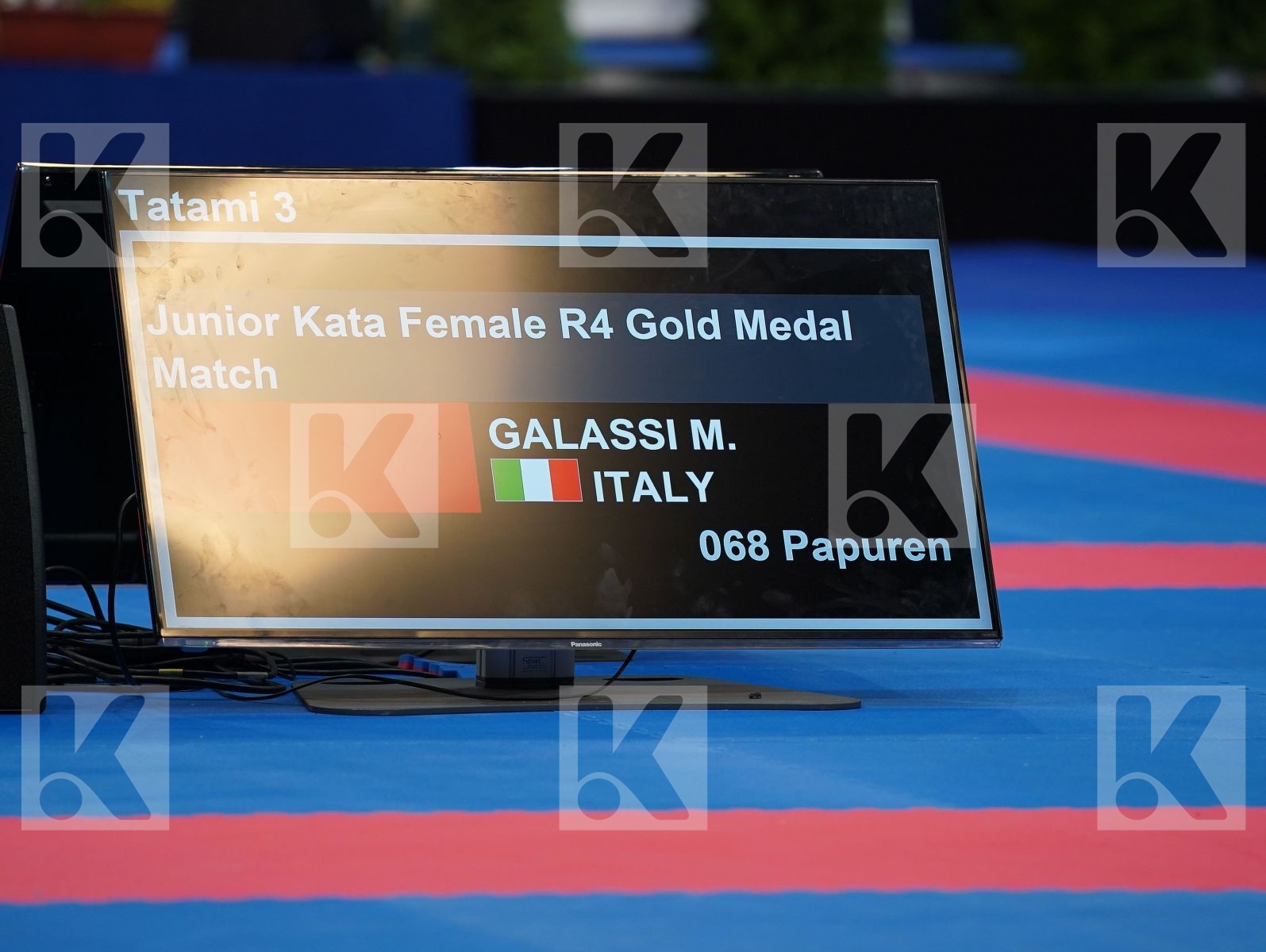 GALASSI MATILDE (ITALY) in Junior Kata Female - Final bout