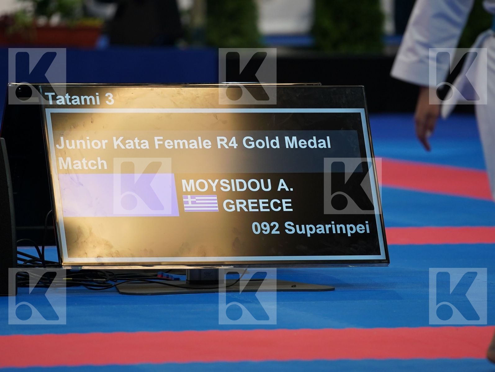 MOYSIDOU ANTONIA (GREECE) in Junior Kata Female - Final bout