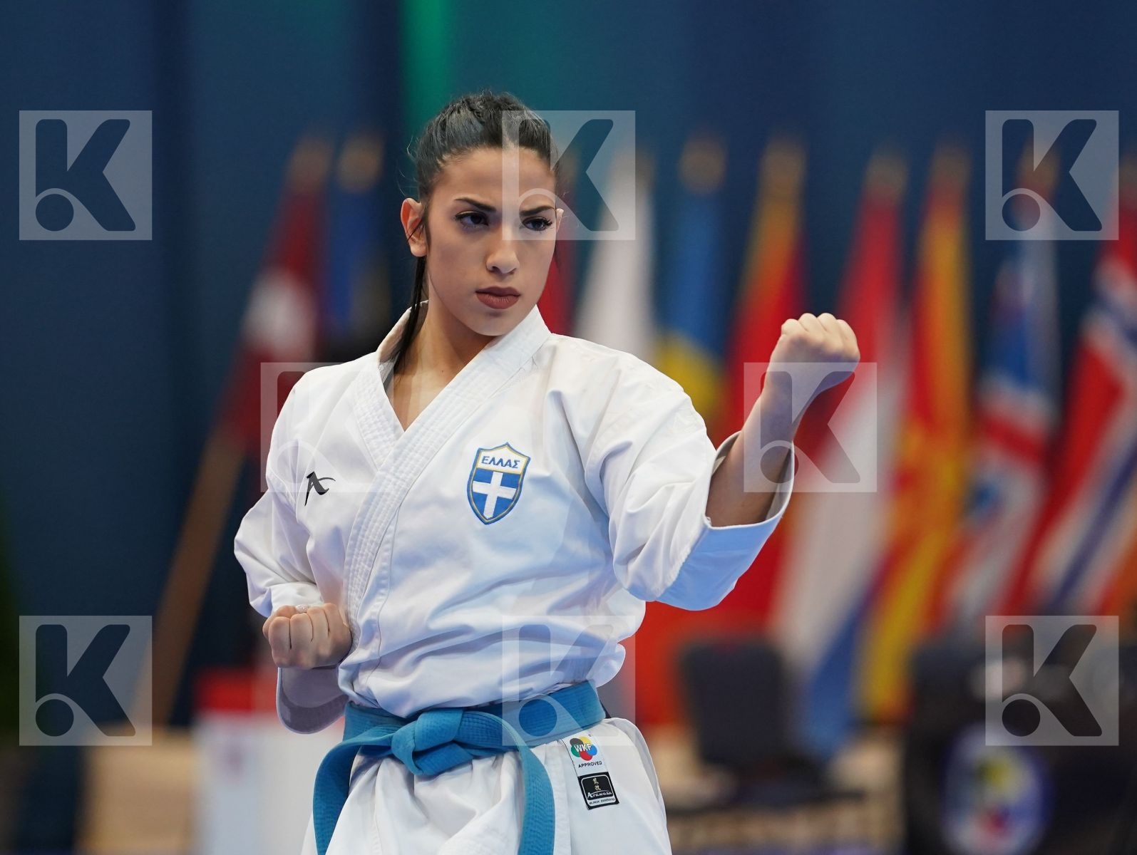 MOYSIDOU ANTONIA (GREECE) in Junior Kata Female - Final bout