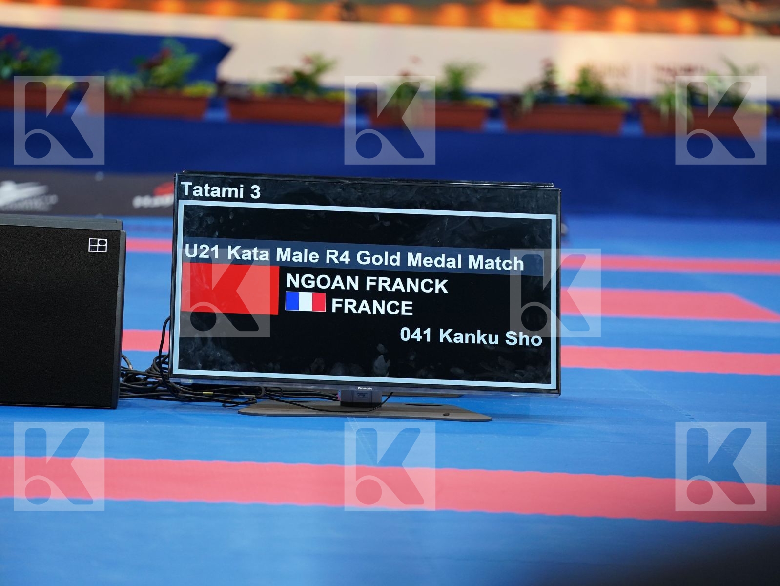 NGOAN FRANCK (FRANCE) in Under 21 Kata Male - Final bout