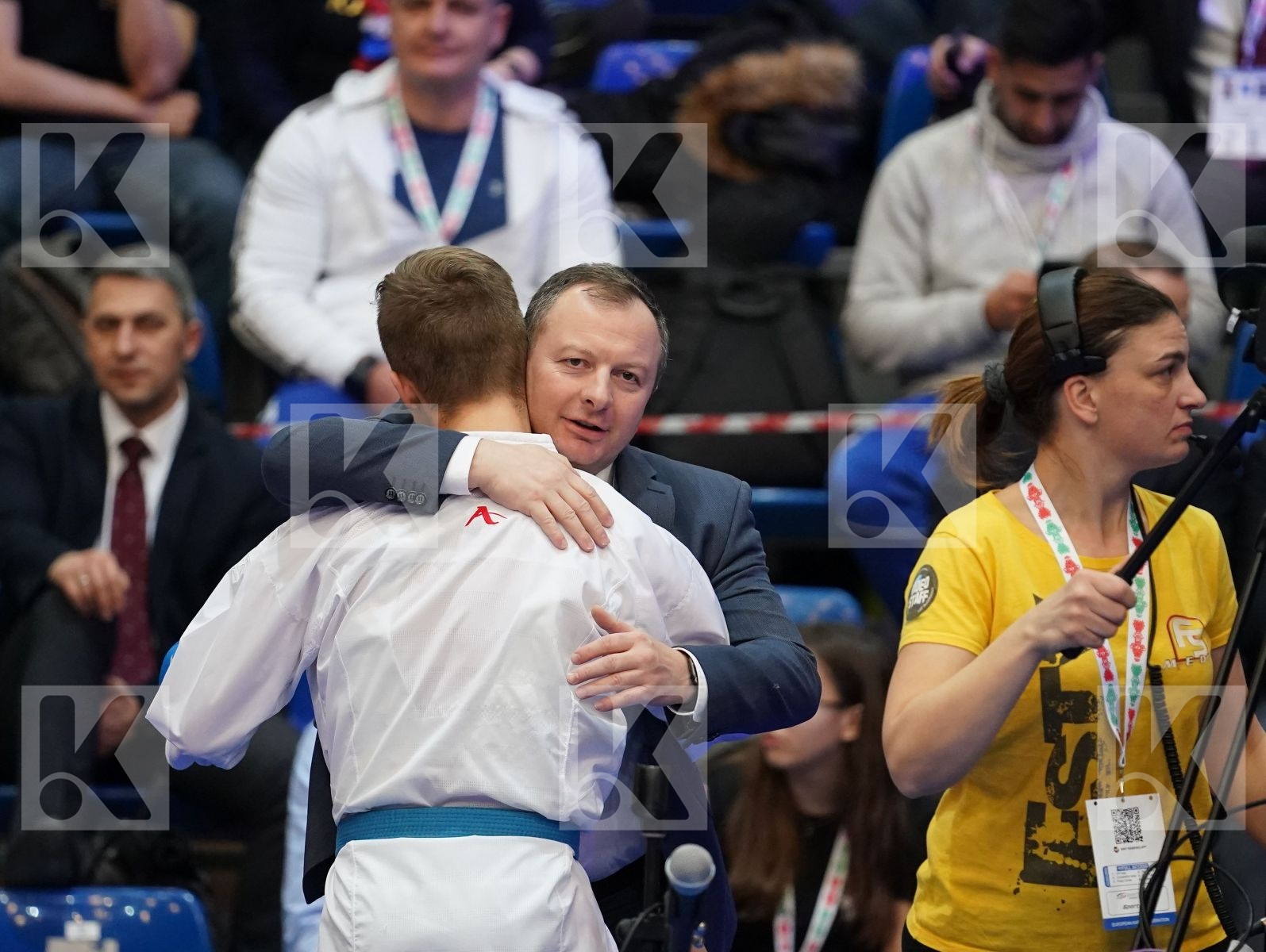 SAVADOV FARID (AZERBAIJAN) vs DZIUDA DOMINIK (POLAND) in Cadet Kumite Male -57 Kg - Final bout