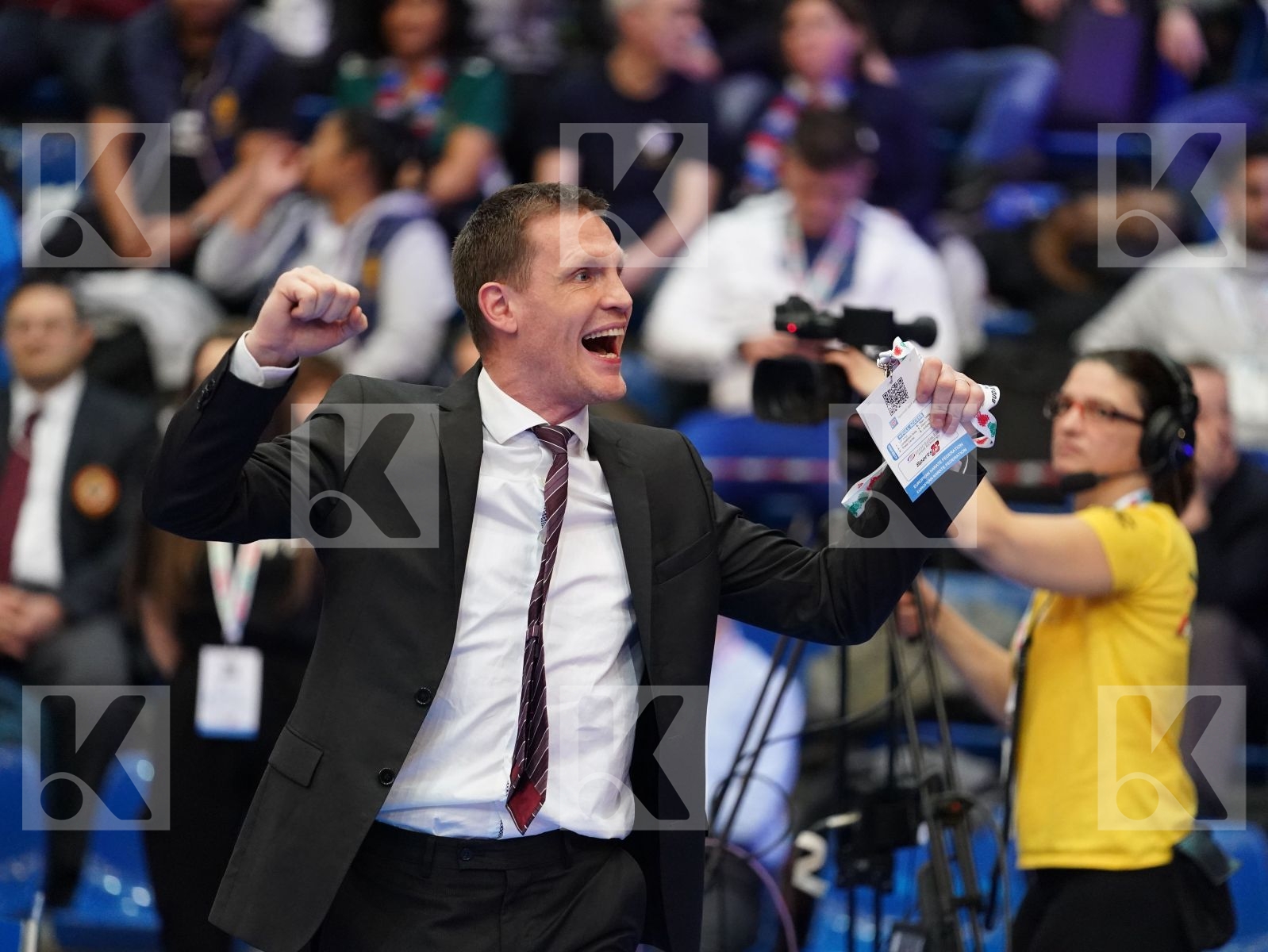 MUHAMADEEV LEV (RUSSIAN FEDERATION) vs VERAS LUAN (ENGLAND) in Cadet Kumite Male -63 Kg - Final bout