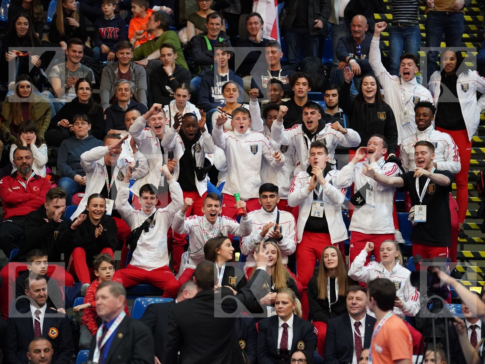 NEGOVANOVIC BRANKICA (SERBIA) vs COSGROVE NIAMH LILLY (ENGLAND) in Junior Kumite Female -53Kg - Final bout