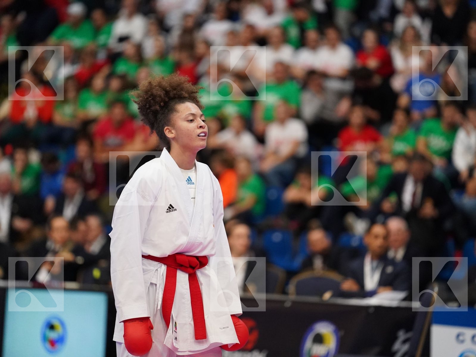 ELISABETH EMMA MARIE (FRANCE) vs RZAZADE AYLA (AZERBAIJAN) in Junior Kumite Female -59 Kg - Final bout