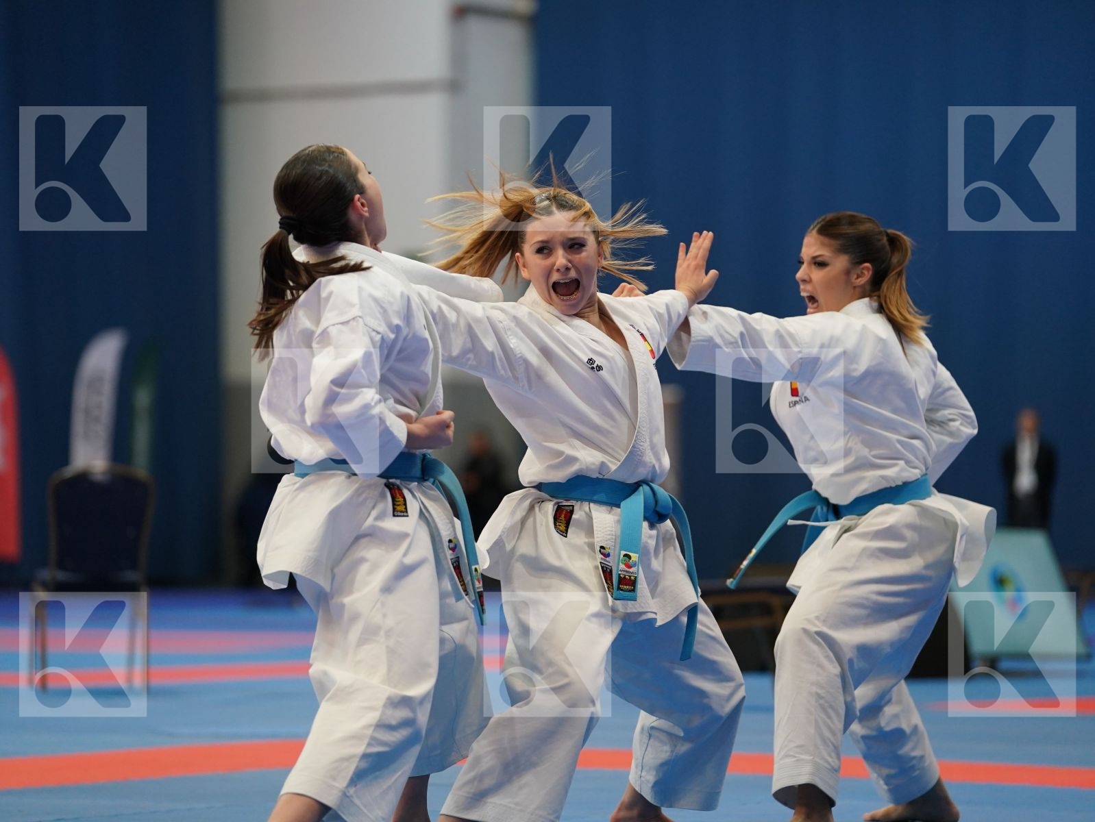 SPAIN in Cadet & Junior Team Female Kata - Final bout