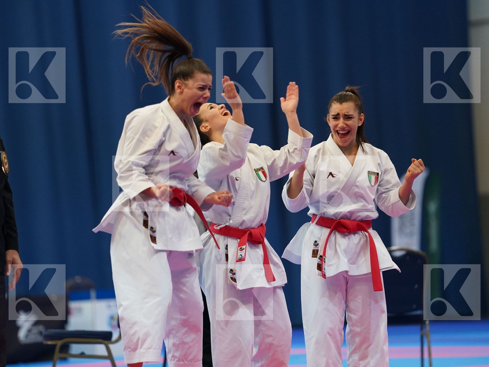 ITALY in Cadet & Junior Team Female Kata - Final bout