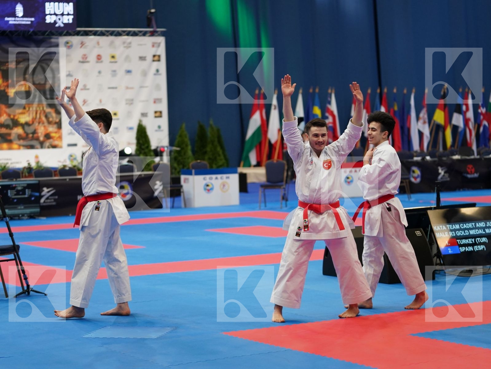 TURKEY in Cadet & Junior Team Male Kata - Final bout