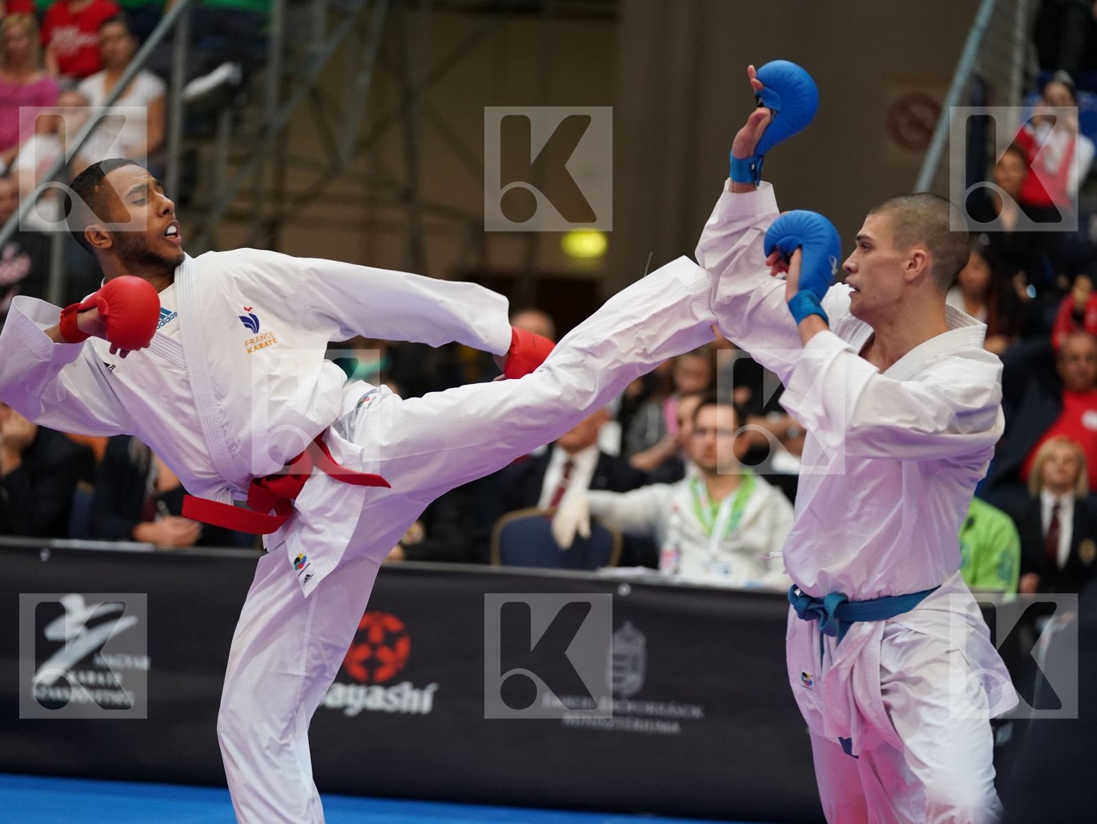 SALMI YOUNESSE (FRANCE) vs BOSKOVIC BOJAN (MONTENEGRO) in Under 21 Kumite Male -67 Kg - Final bout