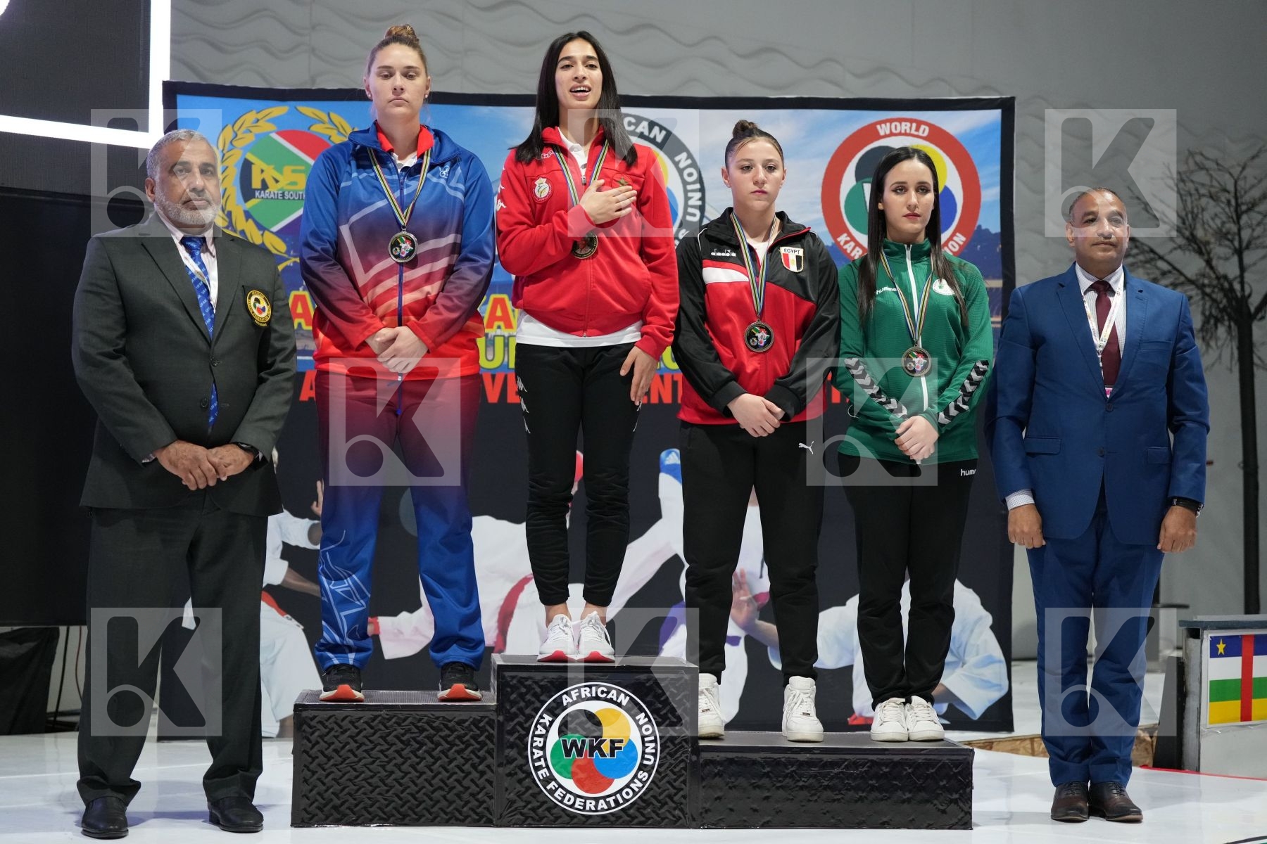 Podium UFAK Durban 2022