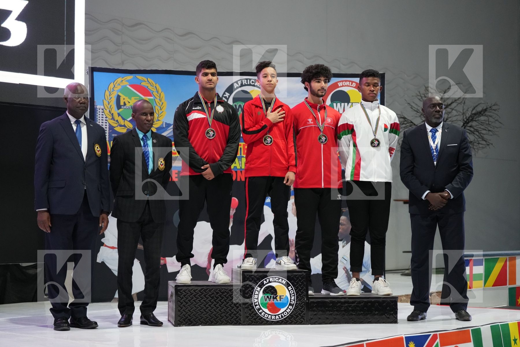 Podium UFAK Durban 2022