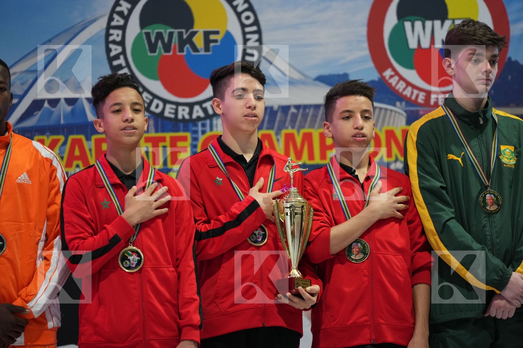 Podium UFAK Durban 2022