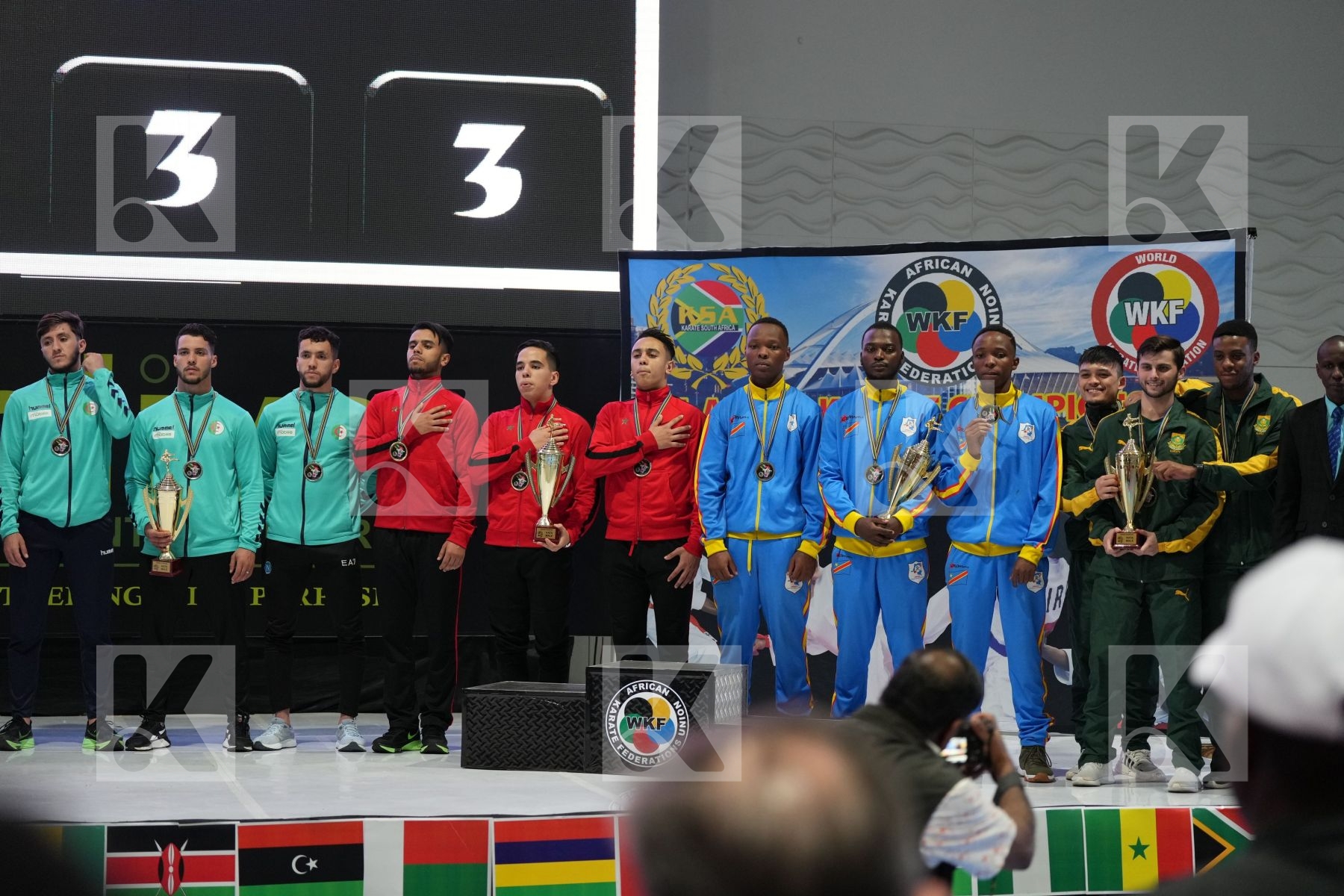 Podium UFAK Durban 2022