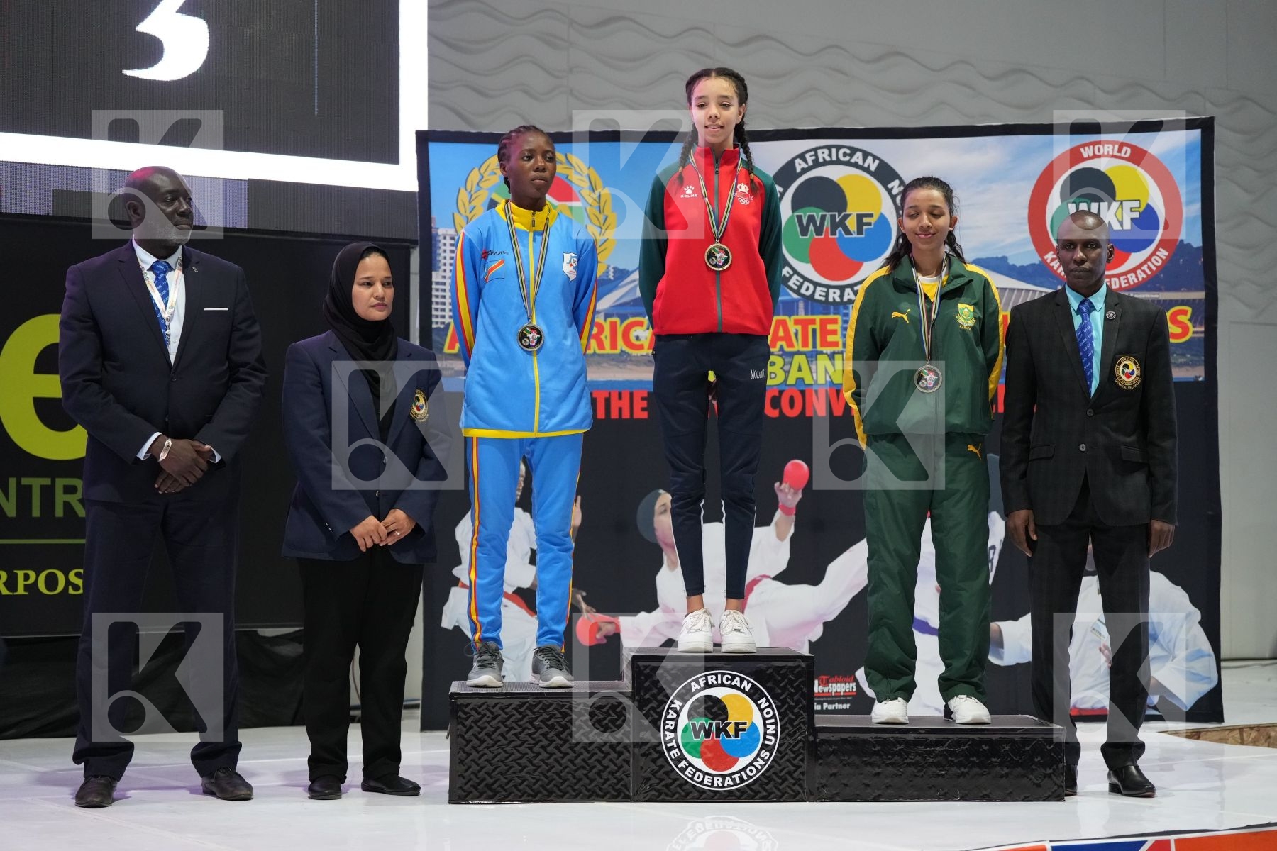 Podium UFAK Durban 2022