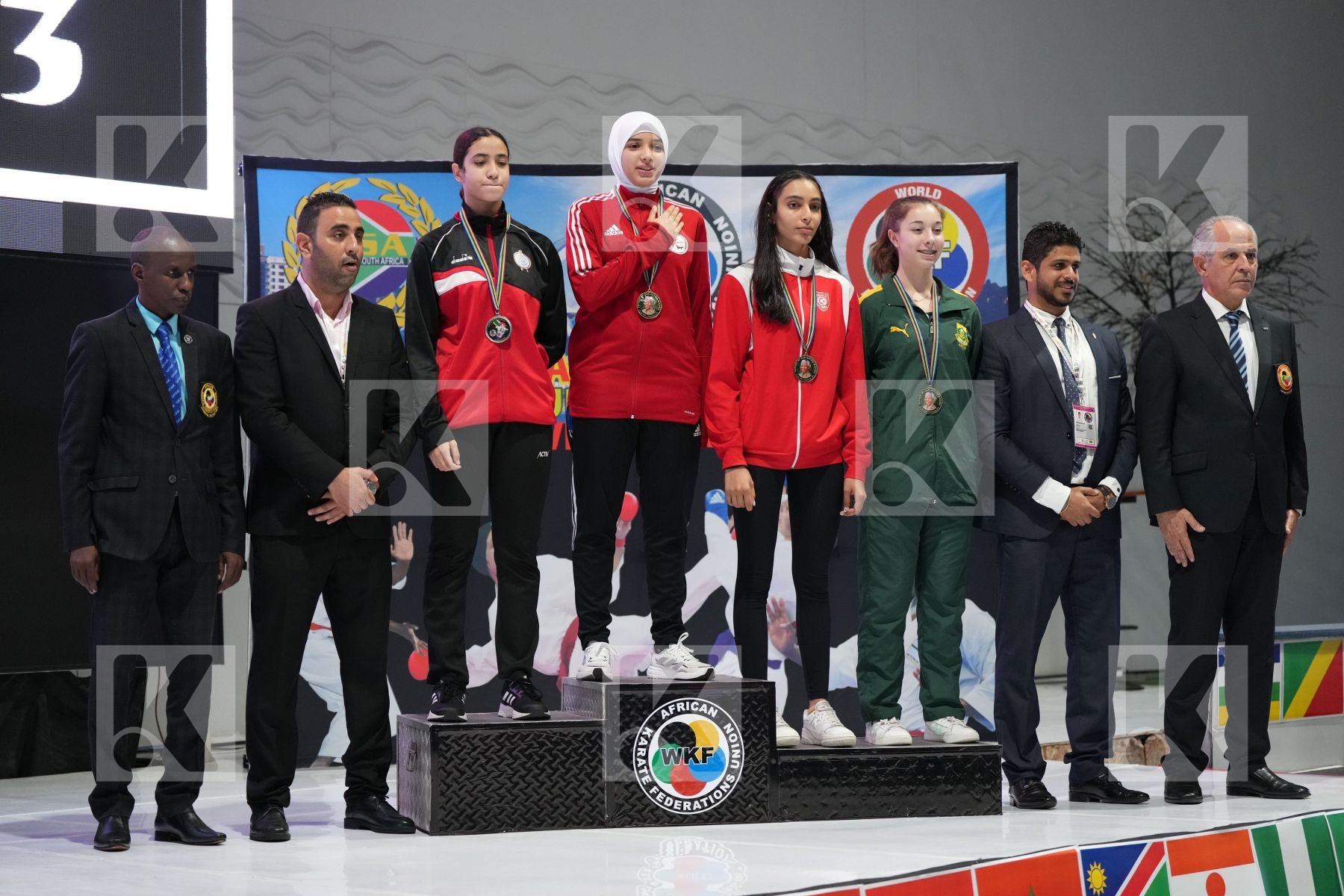 Podium UFAK Durban 2022