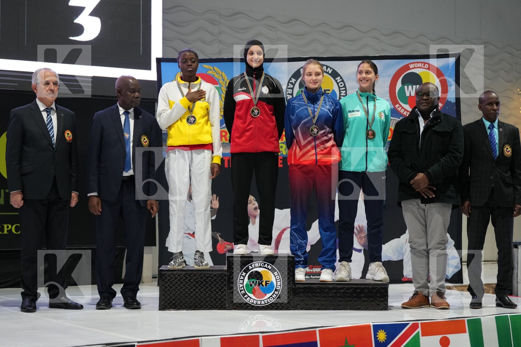 Podium UFAK Durban 2022